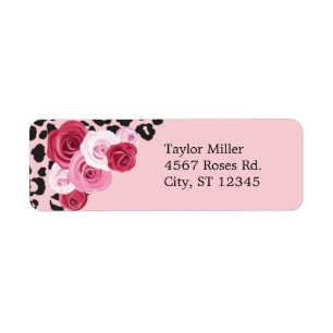 Roses and Animal Print Sweet Sixteen Birthday