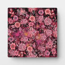 Roses and birds pattern