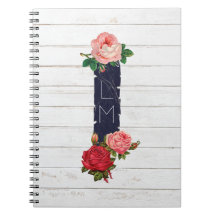 Roses and Burlap Country Chic White Wood