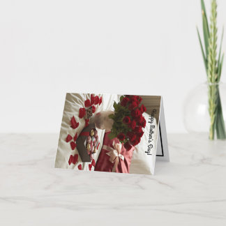Roses and Chocolate Custom mothers day card