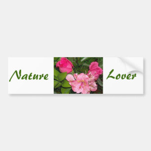 Roses and Orchids Bumper Sticker