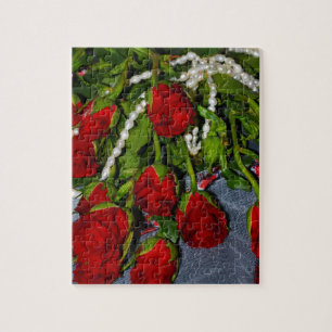Roses and Pearls Jigsaw Puzzle