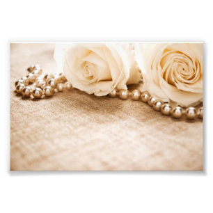 Roses and Pearls Photo Print