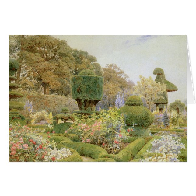 Roses and Pinks by Elgood, Vintage English Garden (Front Horizontal)