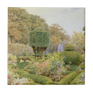 Roses and Pinks by Elgood, Vintage English Garden Tile