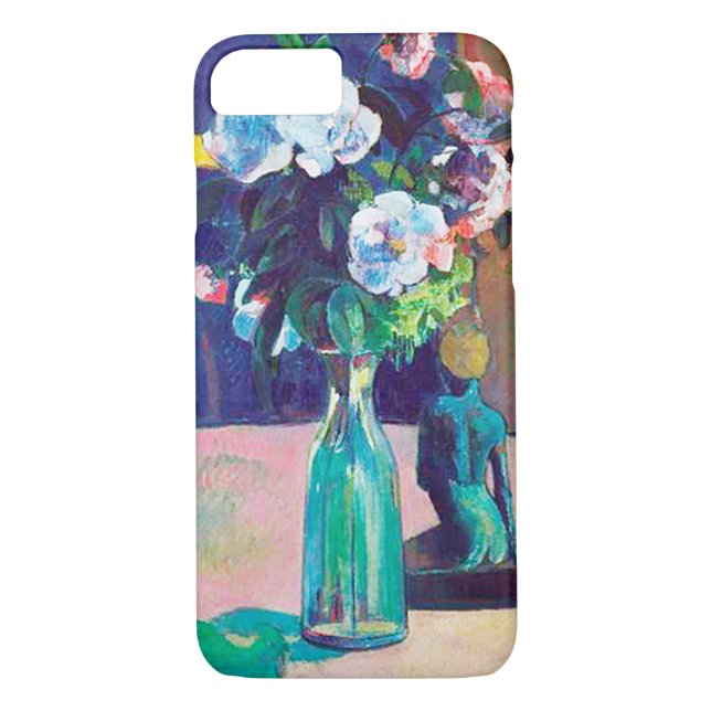 Roses and Statuette, Gauguin Case-Mate iPhone Case (Back)