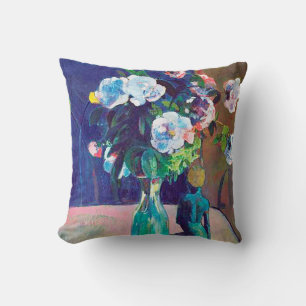 Roses and Statuette, Gauguin Cushion