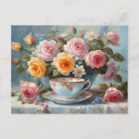 Roses and Teacup