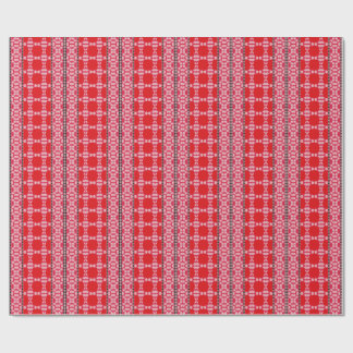 Roses And Waves Clovers Wrapping Paper