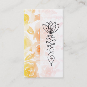 *~* Roses and Wisteria Path of Nirvana Flowers Business Card