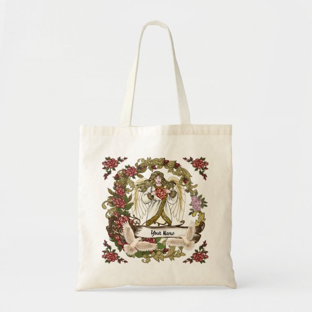 Roses Angel  Tote Bag (Front)