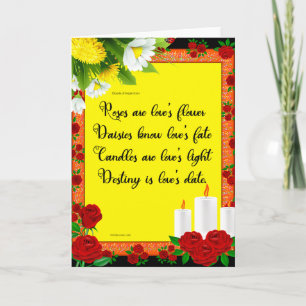 Roses Are Love's Flower Card