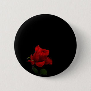 Roses Are Red 6 Cm Round Badge