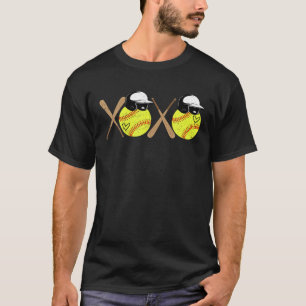 Roses Are Red Blah Blah Softball Is My Valentine L T-Shirt