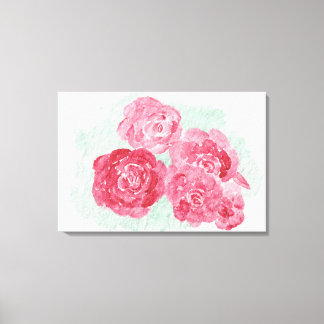 Roses are red canvas print