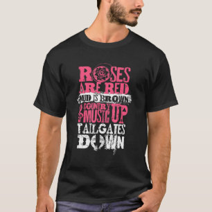 Roses Are Red Mud Is Brown Country Music Up Tail G T-Shirt
