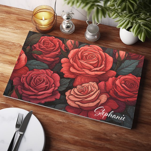 Roses Are Red Personalised Cutting Board (Creator Uploaded)