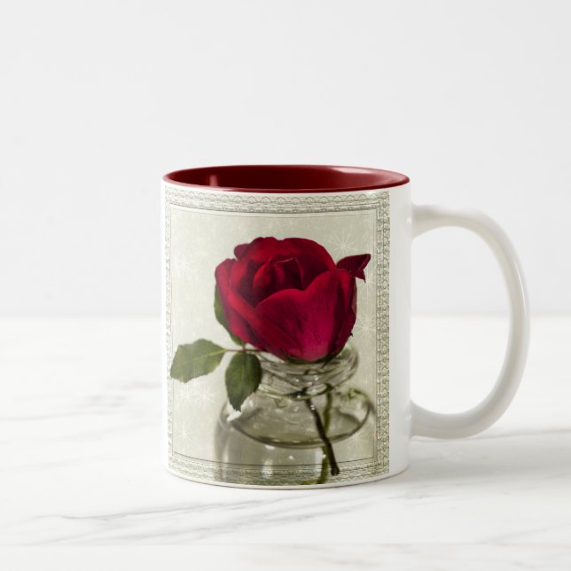 Roses are Red Two-Tone Coffee Mug (Right)