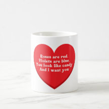 Roses are red, violets are blue ...