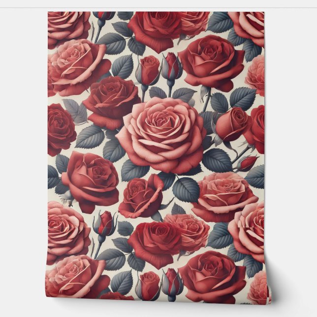 Roses are Red Wallpaper (Unrolling)