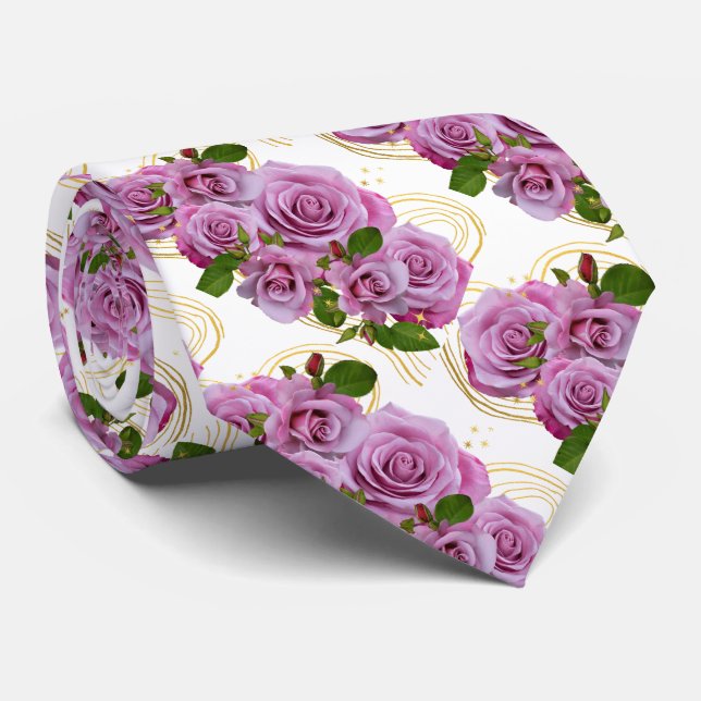 roses banner tie (Rolled)