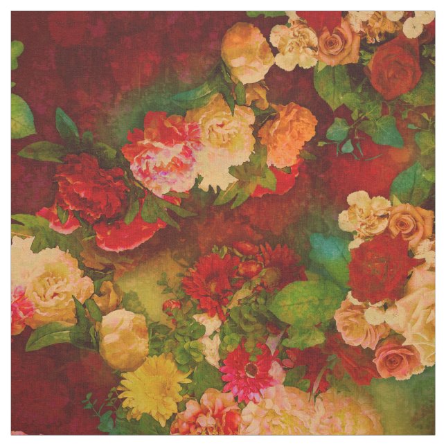 Roses baroque fabric (Swatch)
