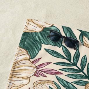 Roses Beach Towel