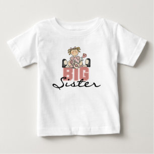 Roses Big Sister Baby T-Shirt
