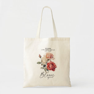 Roses Bloom Again Inspirational Tote Bag