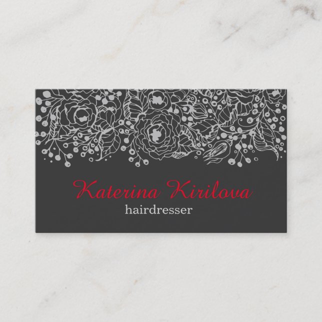 Roses Business Card (Front)
