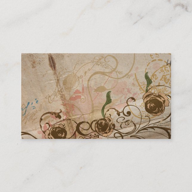 Roses Business Card (Front)