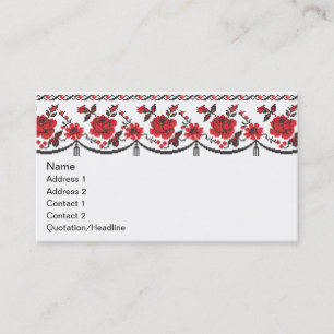 Roses Business Card