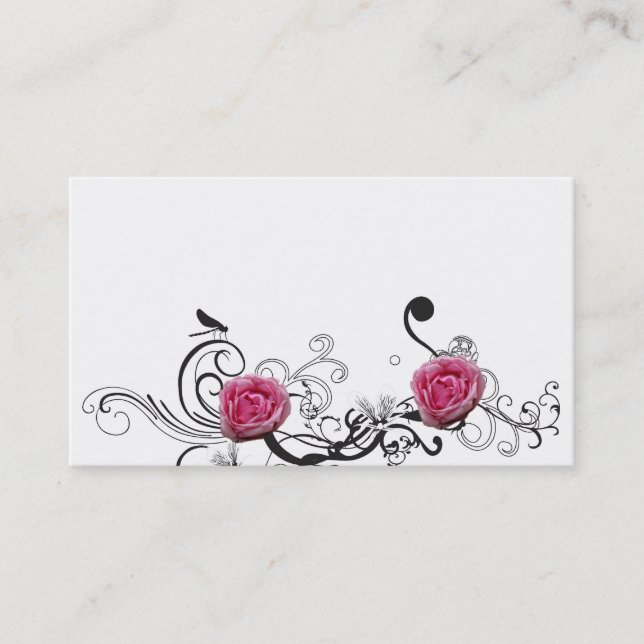Roses Business Card (Front)