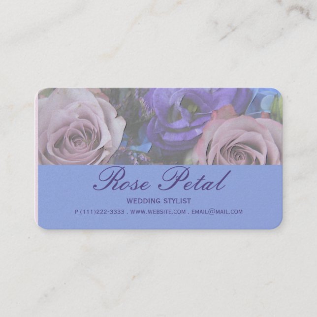 Roses Business Card by Therosegarden (Front)