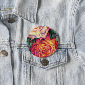 "Roses" Button