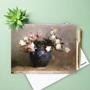 Roses by Abbott Handerson Thayer  Postcard