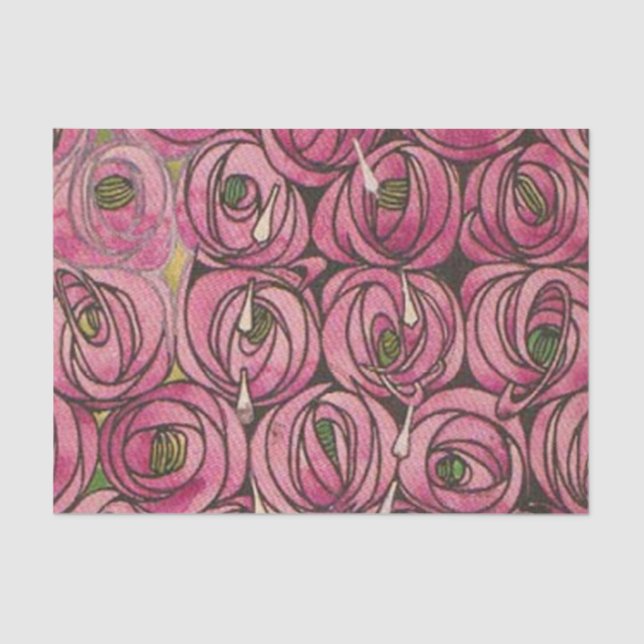 Roses by Charles Mackintosh  Tissue Paper (Front)