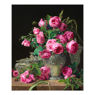 Roses by Ferdinand Georg Waldmuller Photo Print