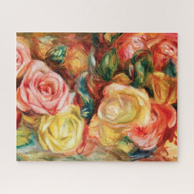 Roses by Pierre Auguste Renoir Jigsaw Puzzle (Horizontal)