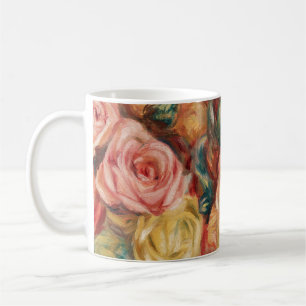 Roses by Renoir Impressionist Painting Mug