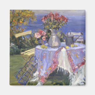 Roses by the Sea Magnet