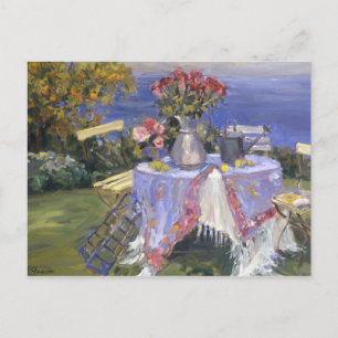 Roses by the Sea Postcard
