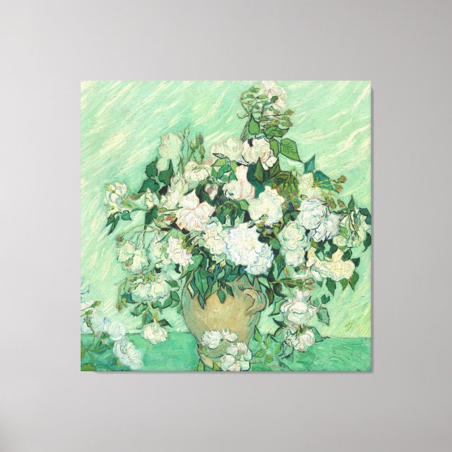 Roses by Vincent Van Gogh  Canvas Print (Front)