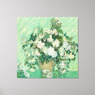 Roses by Vincent Van Gogh  Canvas Print
