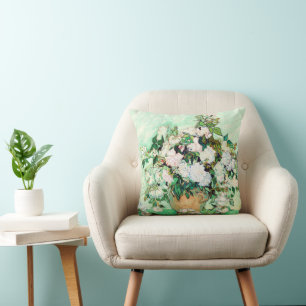 Roses by Vincent van Gogh Cushion