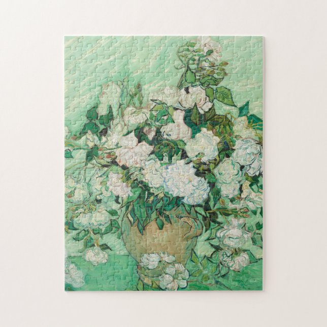 Roses by Vincent Van Gogh Jigsaw Puzzle (Vertical)