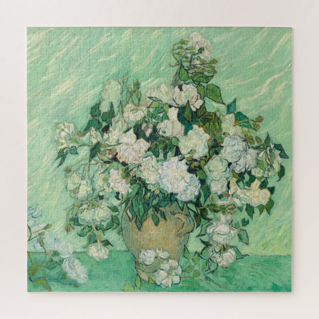 Roses by Vincent Van Gogh  Jigsaw Puzzle (Vertical)