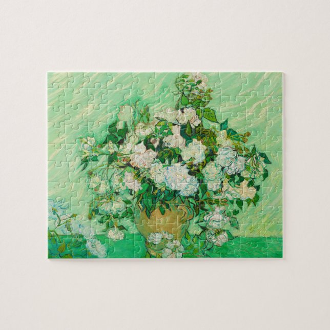 Roses by Vincent van Gogh Puzzle (Horizontal)