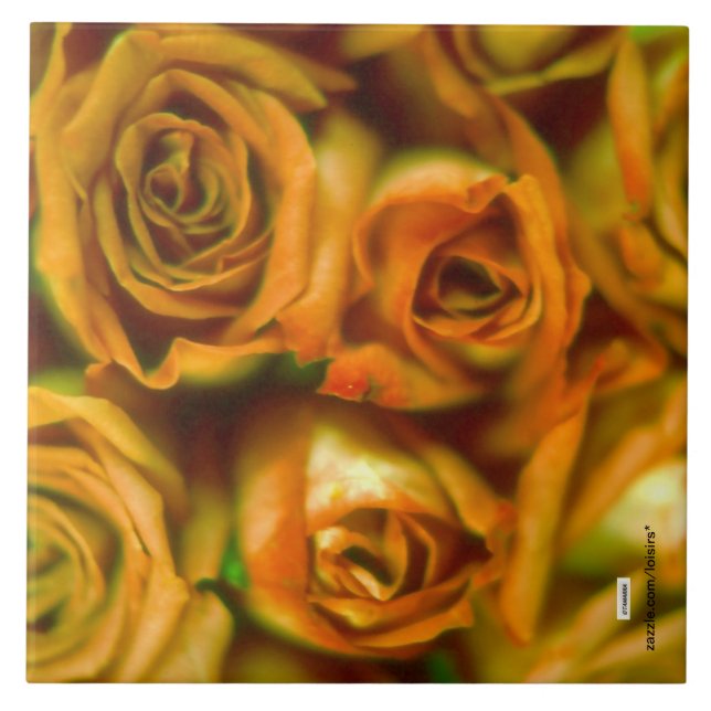 Roses Ceramic Tile (Front)