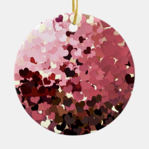 ROSES CERAMIC TREE DECORATION